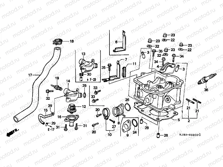 E-2 CYLINDER HEAD
