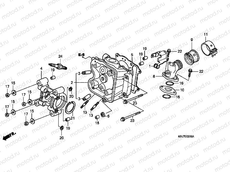 E-2 CYLINDER HEAD