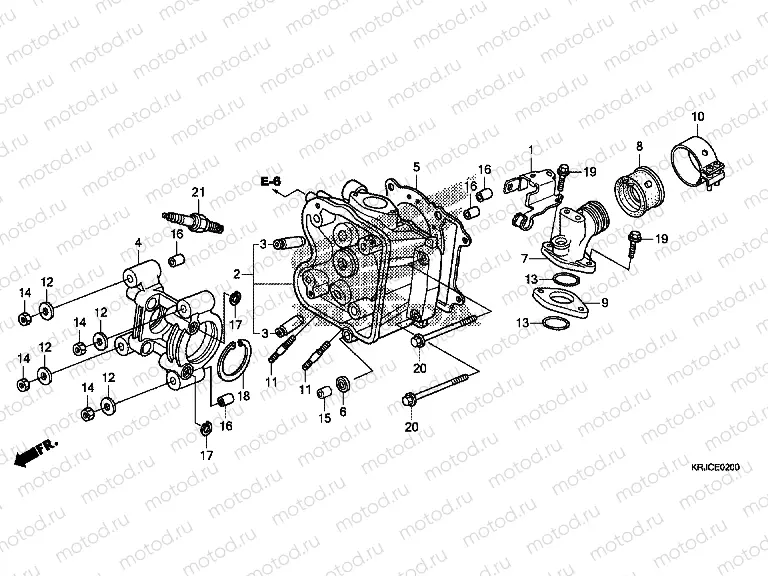 E-2 CYLINDER HEAD