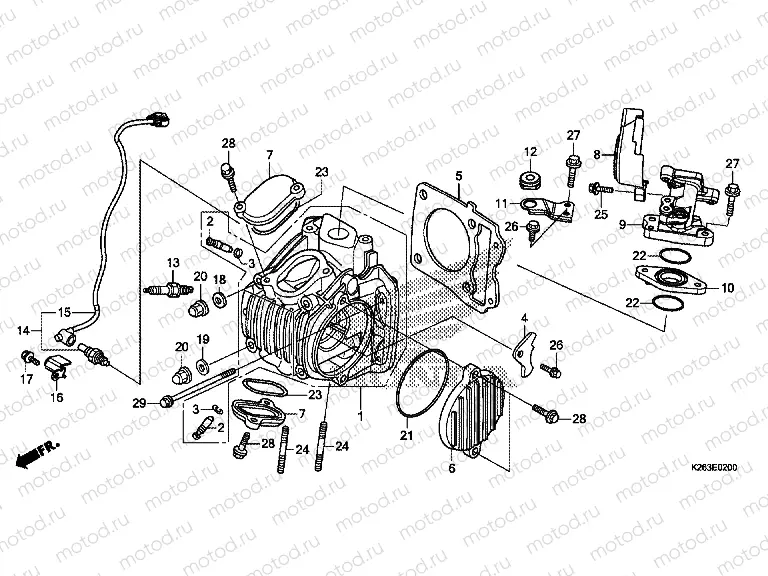 E-2 CYLINDER HEAD