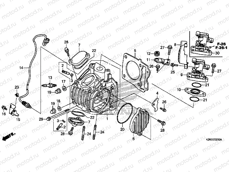 E-2 CYLINDER HEAD