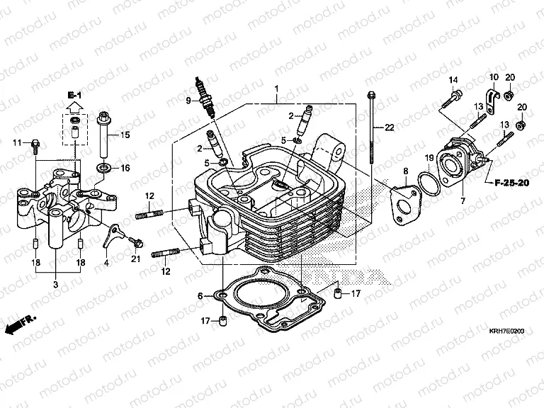 E-2 CYLINDER HEAD