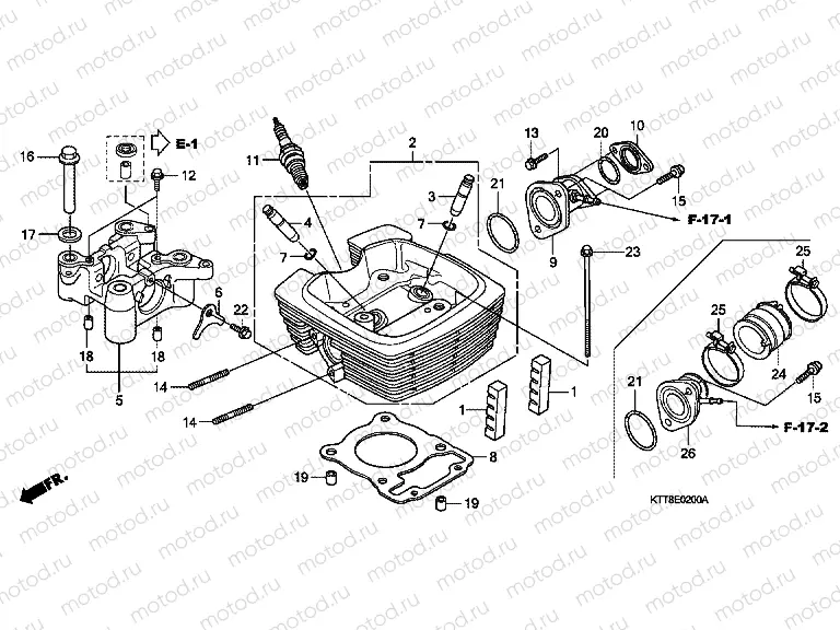E-2 CYLINDER HEAD