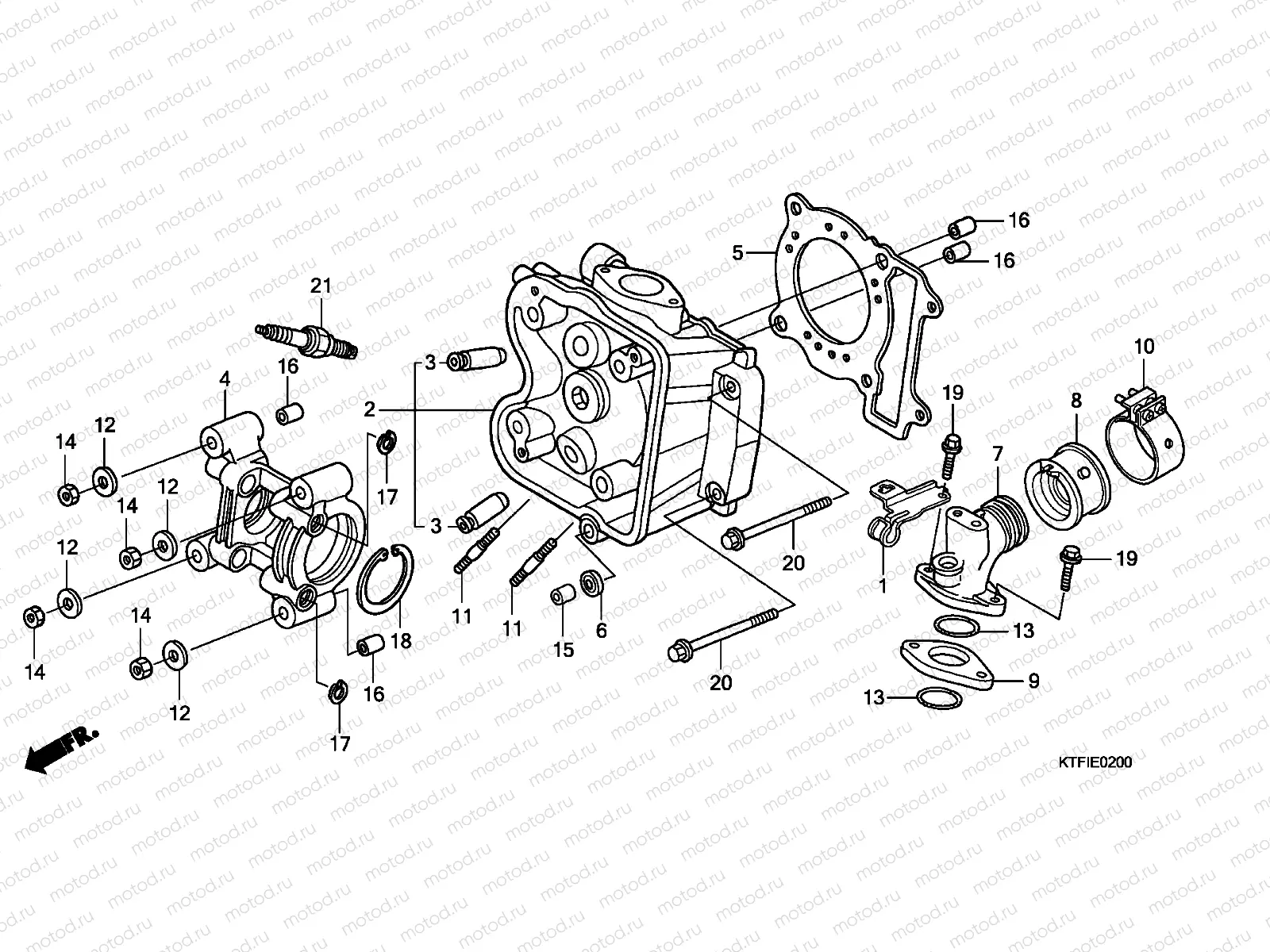 E-2 CYLINDER HEAD
