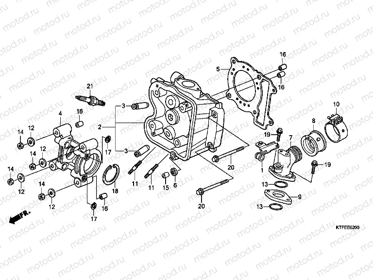 E-2 CYLINDER HEAD