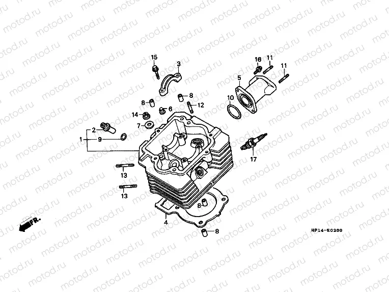 E-2 CYLINDER HEAD
