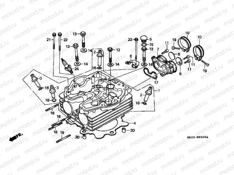 E-2 CYLINDER HEAD