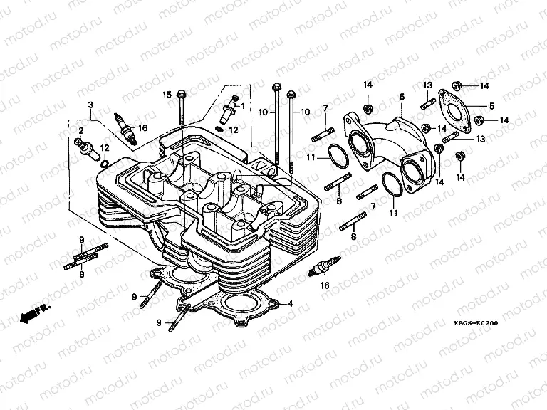 E-2 CYLINDER HEAD