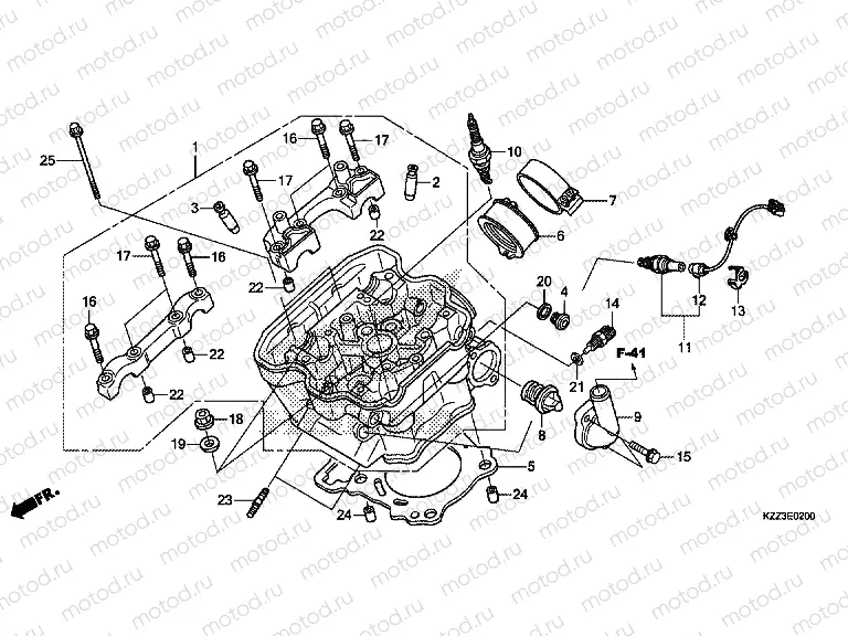 E-2 CYLINDER HEAD