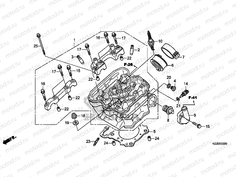 E-2 CYLINDER HEAD
