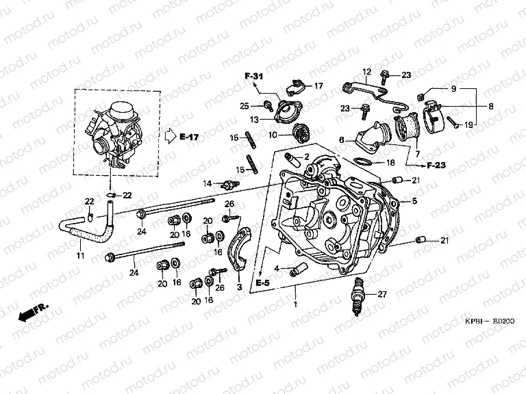 E-2 CYLINDER HEAD