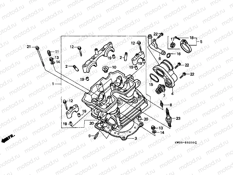 E-2 CYLINDER HEAD