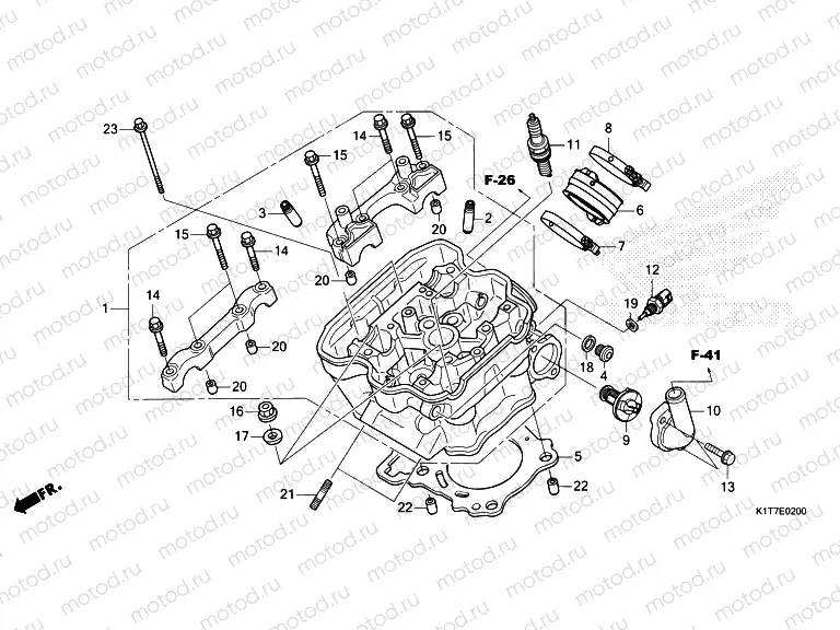 E-2 CYLINDER HEAD