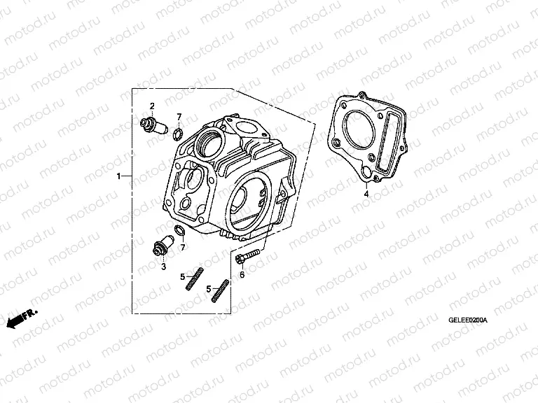 E-2 CYLINDER HEAD