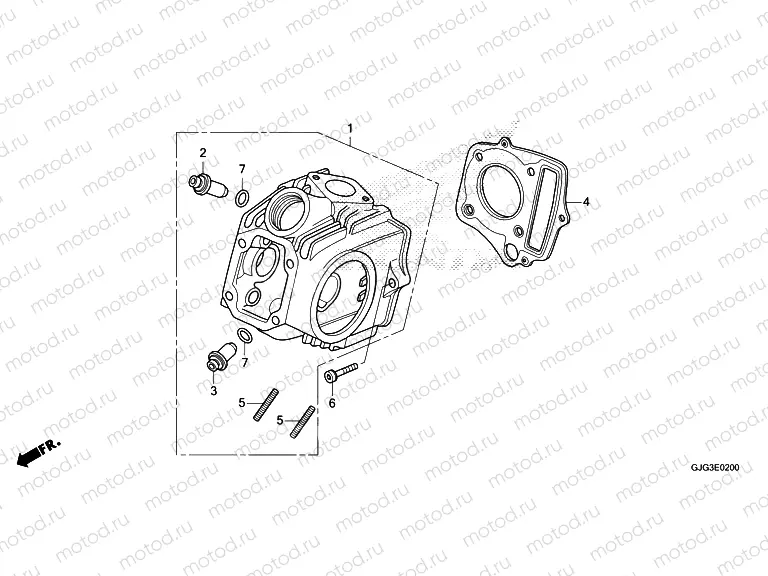 E-2 CYLINDER HEAD