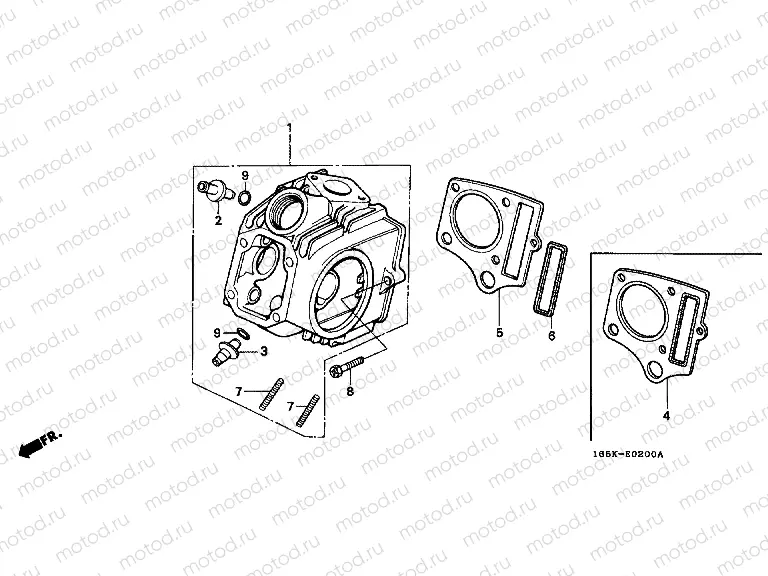 E-2 CYLINDER HEAD