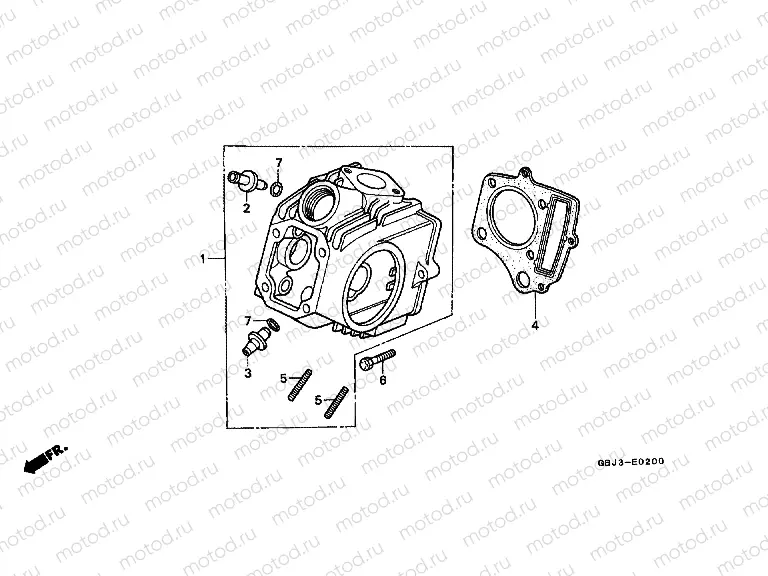 E-2 CYLINDER HEAD