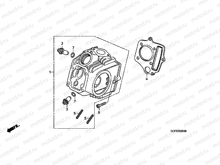E-2 CYLINDER HEAD
