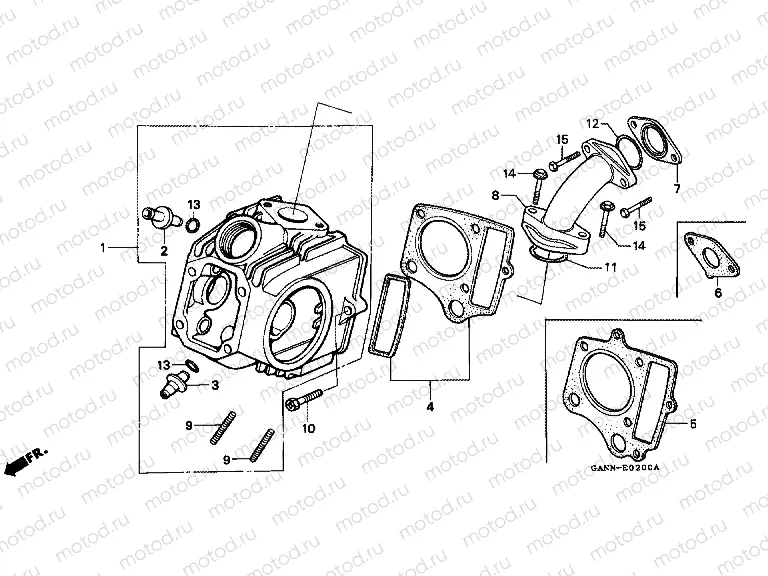 E-2 CYLINDER HEAD