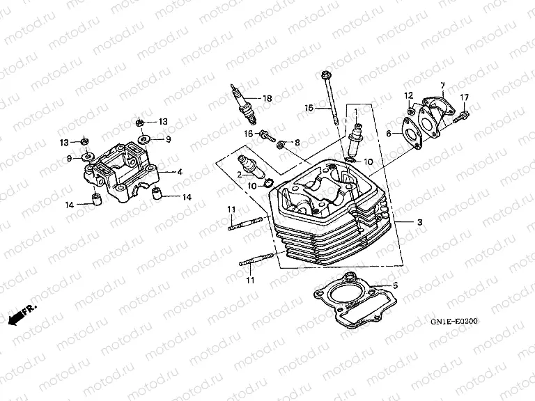 E-2 CYLINDER HEAD