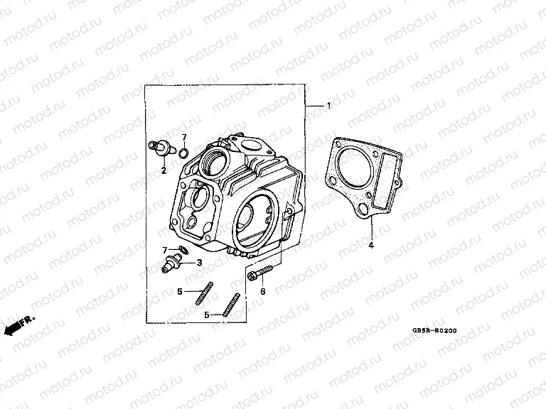 E-2 CYLINDER HEAD