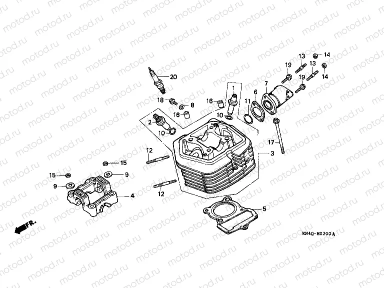E-2 CYLINDER HEAD