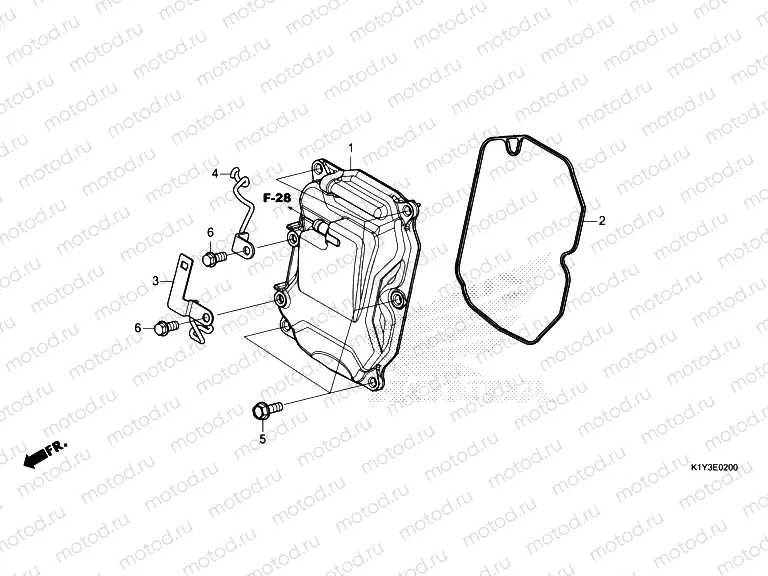 E-2 CYLINDER HEAD COVER