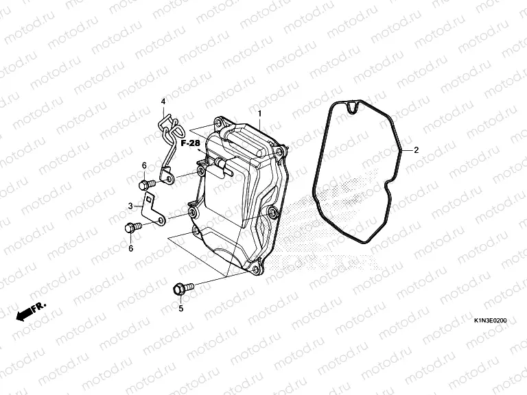 E-2 CYLINDER HEAD COVER