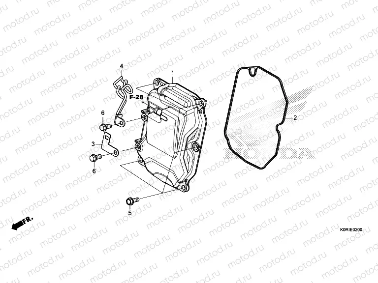 E-2 CYLINDER HEAD COVER