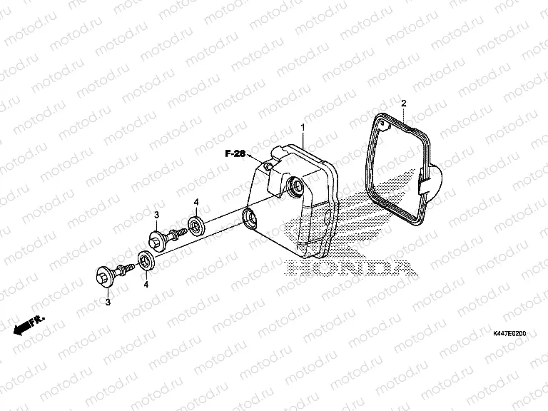 E-2 CYLINDER HEAD COVER