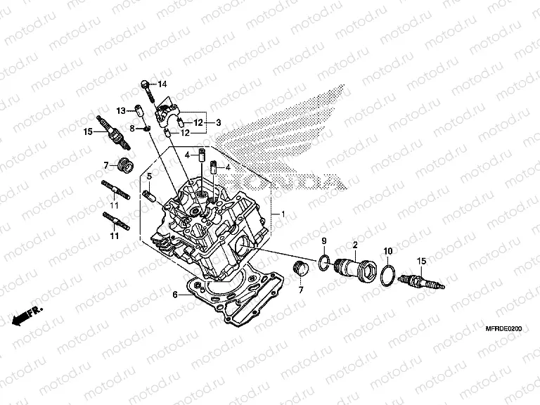 E-2 FRONT CYLINDER HEAD
