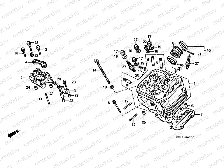 E-2 FRONT CYLINDER HEAD