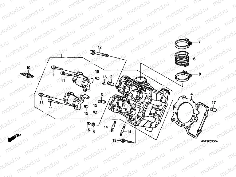 E-2 FRONT CYLINDER HEAD