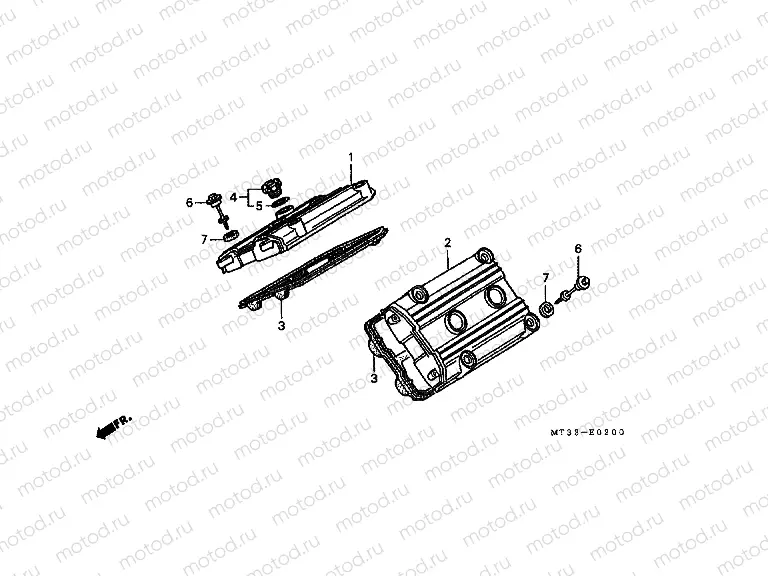 E-2 VALVE COVER