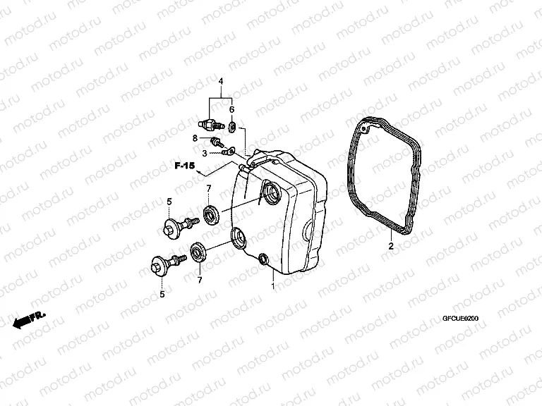 E-2 VALVE COVER