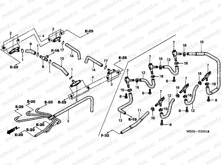 E-20-1 CARBURETOR (PIPE)