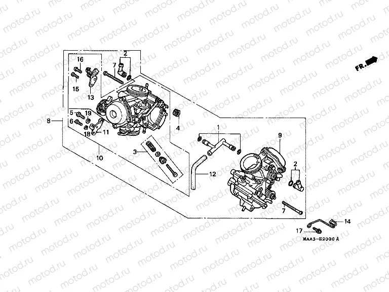 E-20 CARBURETOR INSTALLATION.