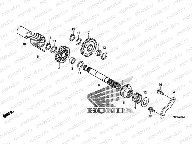 E-20 DRIVE SHAFT AXLE