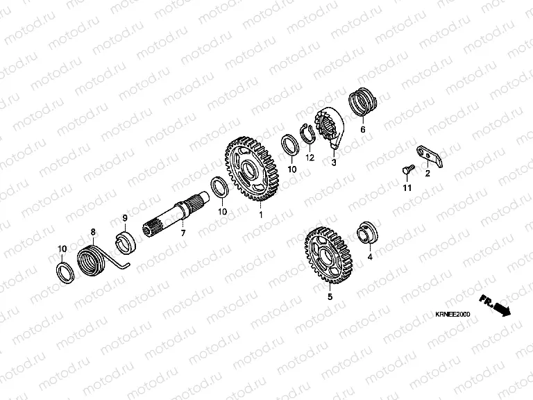 E-20 DRIVE SHAFT AXLE