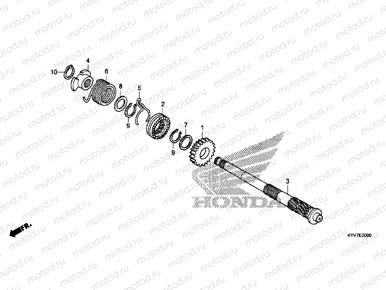 E-20 DRIVE SHAFT AXLE