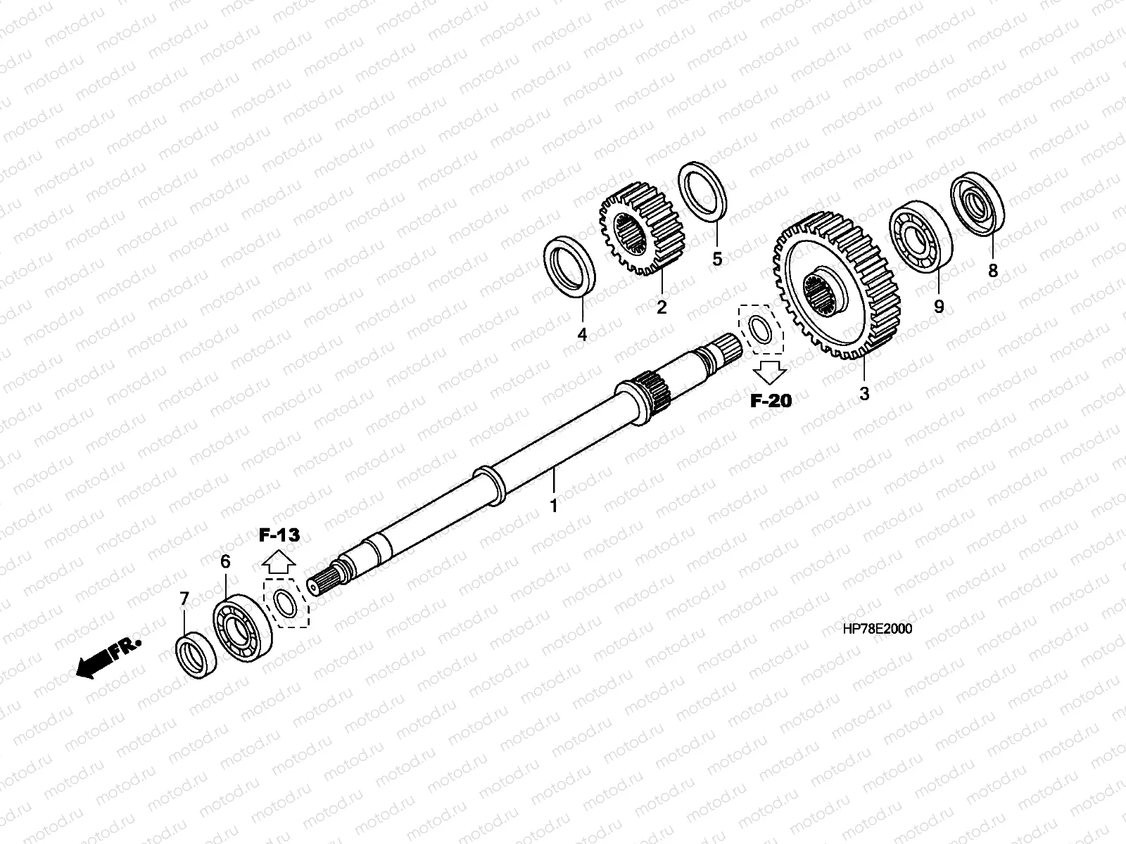 E-20 FINAL SHAFT