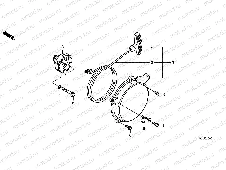 E-20 RECOIL STARTER