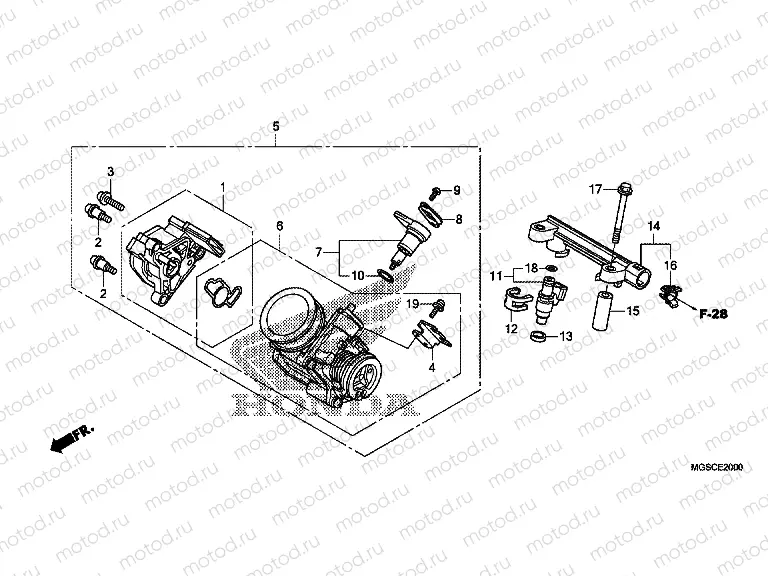E-20 THROTTLE HOUSING