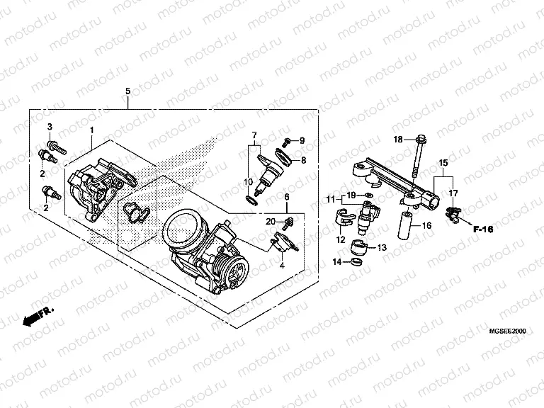 E-20 THROTTLE HOUSING