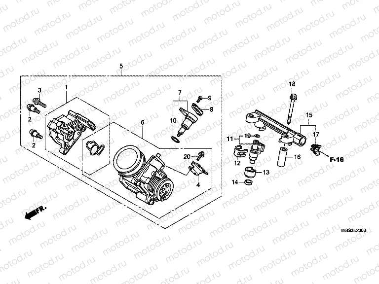 E-20 THROTTLE HOUSING