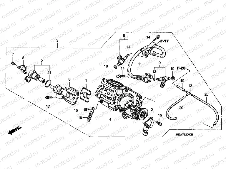 E-20 THROTTLE HOUSING