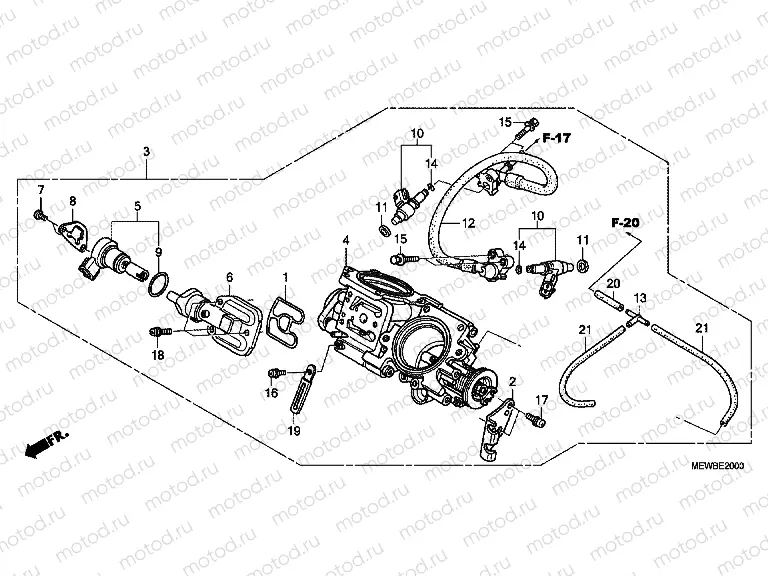 E-20 THROTTLE HOUSING