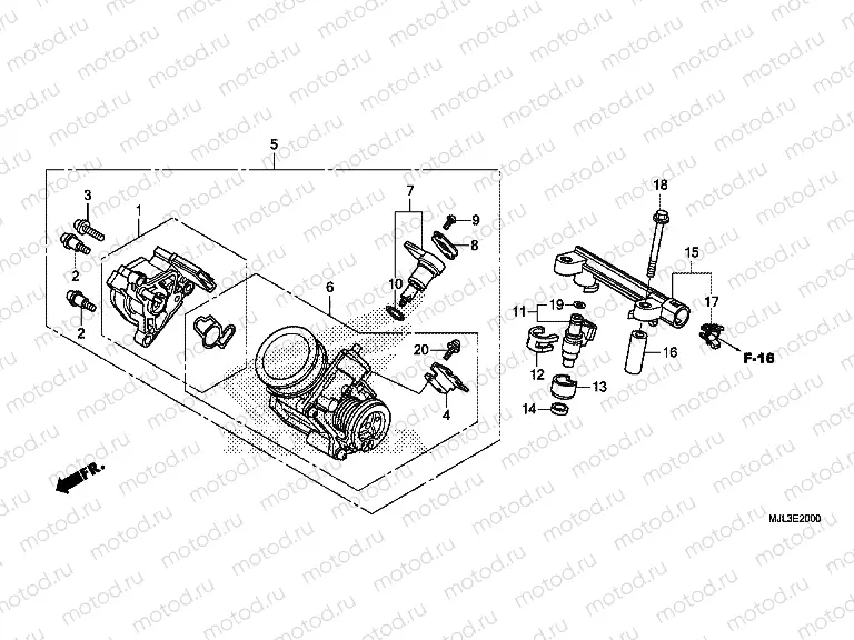 E-20 THROTTLE HOUSING