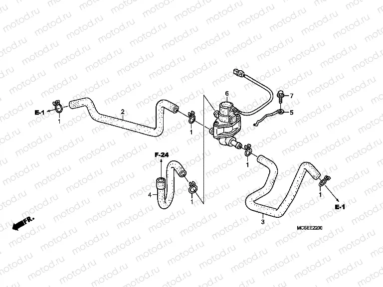 E-22 AIR INJECTION CONTROL VALVE