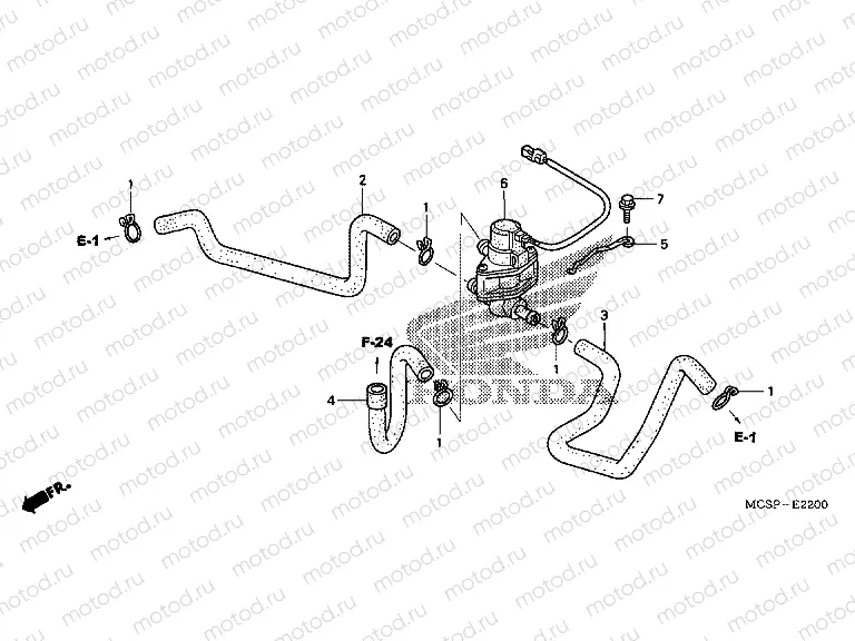 E-22 AIR INJECTION CONTROL VALVE